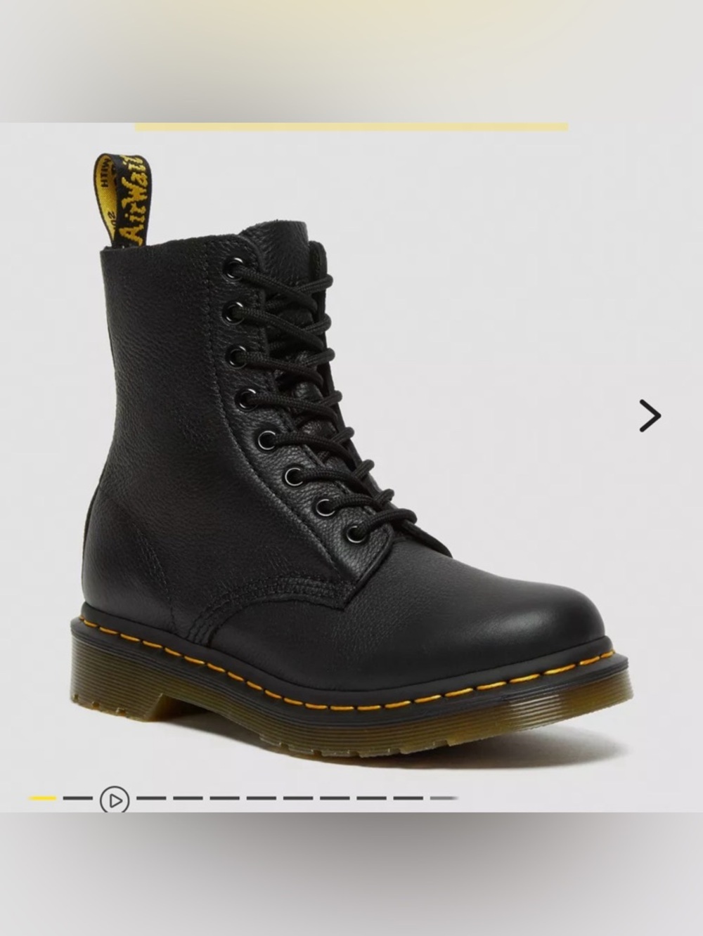 Dr. Martens 1460 Black Leather Lace-Up Boot